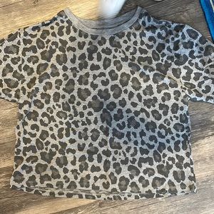 cheetah print t-shirt